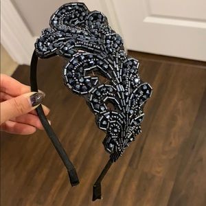 Black Rhinestone headband